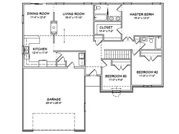 Floor Plan, 048H-0001