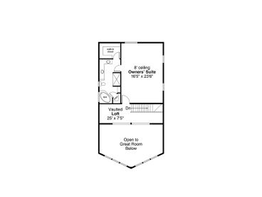 2nd Floor Plan, 051H-0357