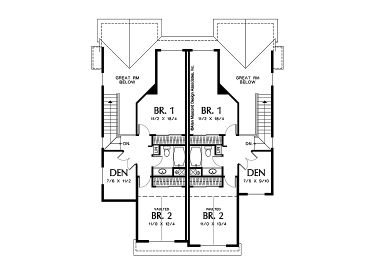 2nd Floor Plan, 034M-0006