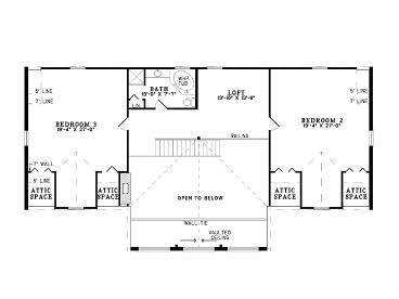 2nd Floor Plan, 025L-0047