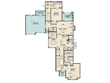 1st Floor Plan, 075H-0024