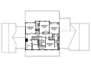 2nd Floor Plan, 064H-0002