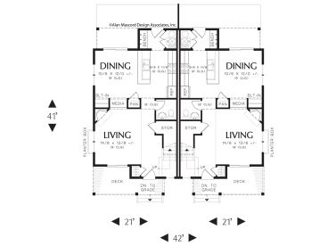 1st Floor Plan, 034M-0024