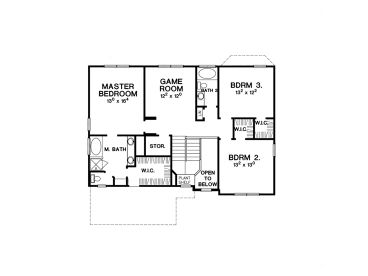 2nd Floor Plan, 036H-0055