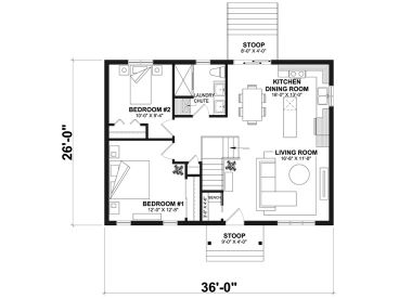 Floor Plan, 027H-0556