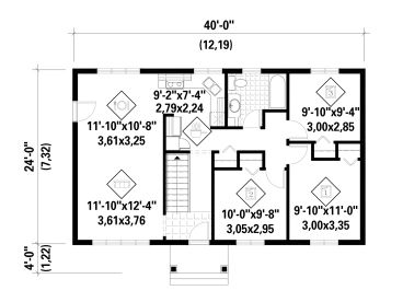 Floor Plan, 072H-0040