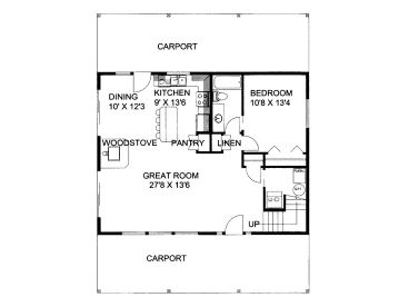 1st Floor Plan, 012H-0337