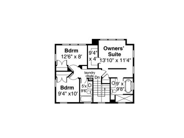 2nd Floor Plan, 051H-0319