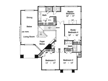 2nd Floor Plan, 043H-0071