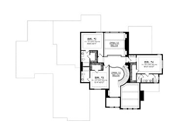 2nd Floor Plan, 020H-0308