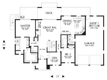 Floor Plan, 034H-0305