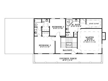 2nd Floor Plan, 025H-0048
