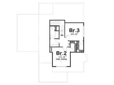 2nd Floor Plan, 050H-0288