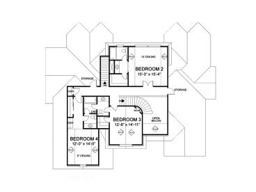2nd Floor Plan, 007H-0103