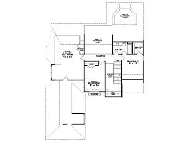 2nd Floor Plan, 006H-0100