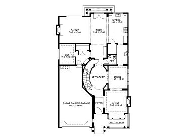 1st Floor Plan, 035H-0084