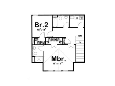 2nd Floor Plan, 050H-0096