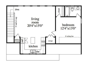 2nd Floor Plan, 053G-0011