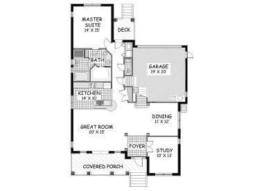 1st Floor Plan, 041H-0128