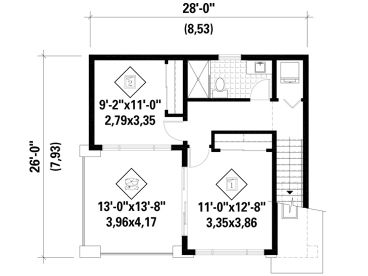 2nd Floor Plan, 072G-0037