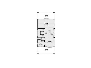 2nd Floor Plan, 052H-0140