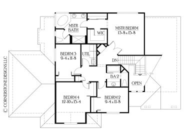 2nd Floor Plan, 035H-0006
