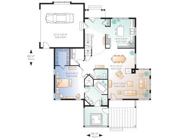 1st Floor Plan, 027H-0020