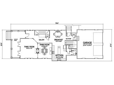 1st Floor Plan, 058H-0056