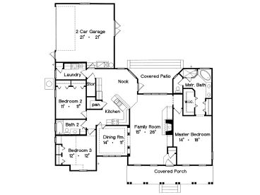 Floor Plan, 043H-0070