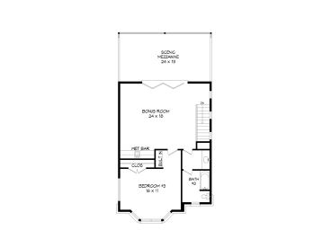 3rd Floor Plan, 062H-0220