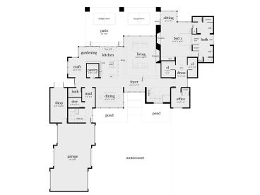 1st Floor Plan, 052H-0083