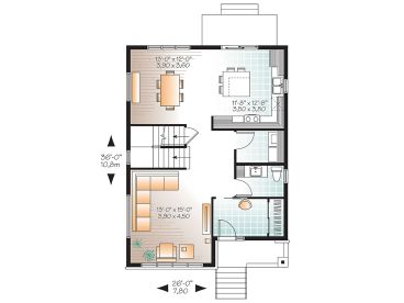 1st Floor Plan, 027H-0441