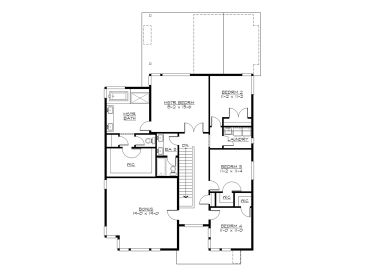 2nd Floor Plan, 035H-0135
