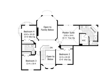 2nd Floor Plan, 023H-0026