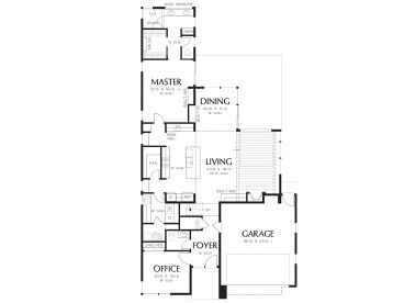 1st Floor Plan, 034H-0418