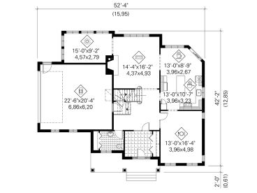 1st Floor Plan, 072H-0241