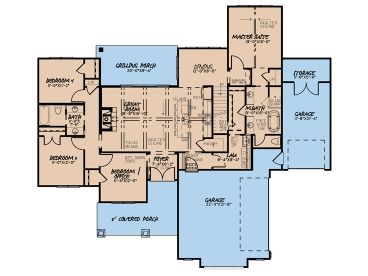 1st Floor Plan, 074H-0113