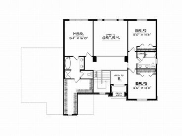 2nd Floor Plan, 020H-0036