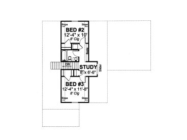 2nd Floor Plan, 059H-0106