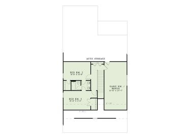2nd Floor Plan, 025H-0245