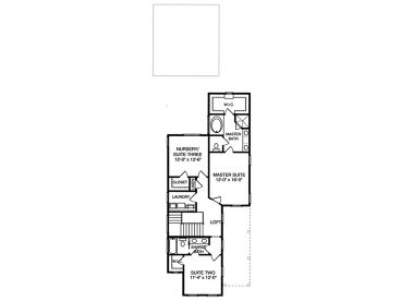 2nd Floor Plan, 029H-0079