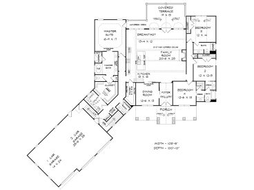 1st Floor Plan, 019H-0210