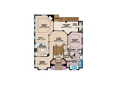 1st Floor Plan, 040H-0072