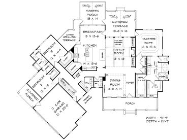 1st Floor Plan, 019H-0216