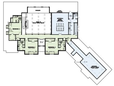 2nd Floor Plan, 025H-0266