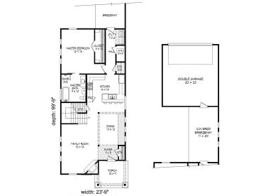 1st Floor Plan, 062H-0082
