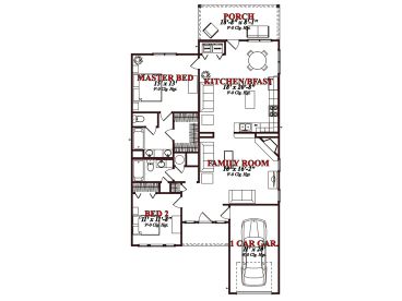 Floor Plan, 073H-0122