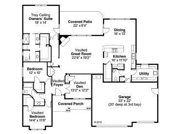 Floor Plan, 051H-0187
