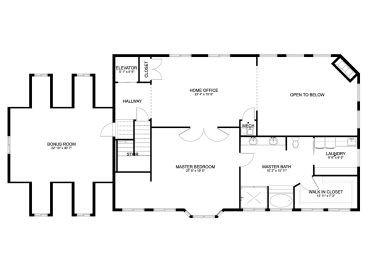 2nd Floor Plan, 065H-0085