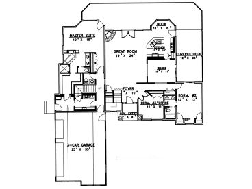 1st Floor Plan, 012H-0057